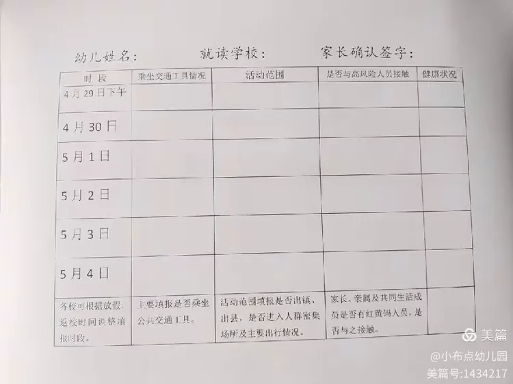 小布点幼儿园五一假期《致家长的一封信》